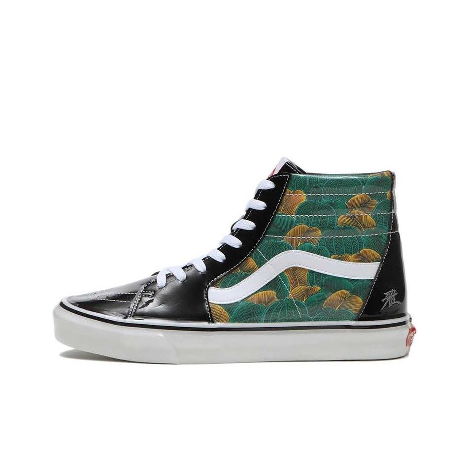 Vans Shoes Sk8-Hi - Vans x Kukutani SK8 HI 耐摩耗性ハイカットスケートボードシューズ