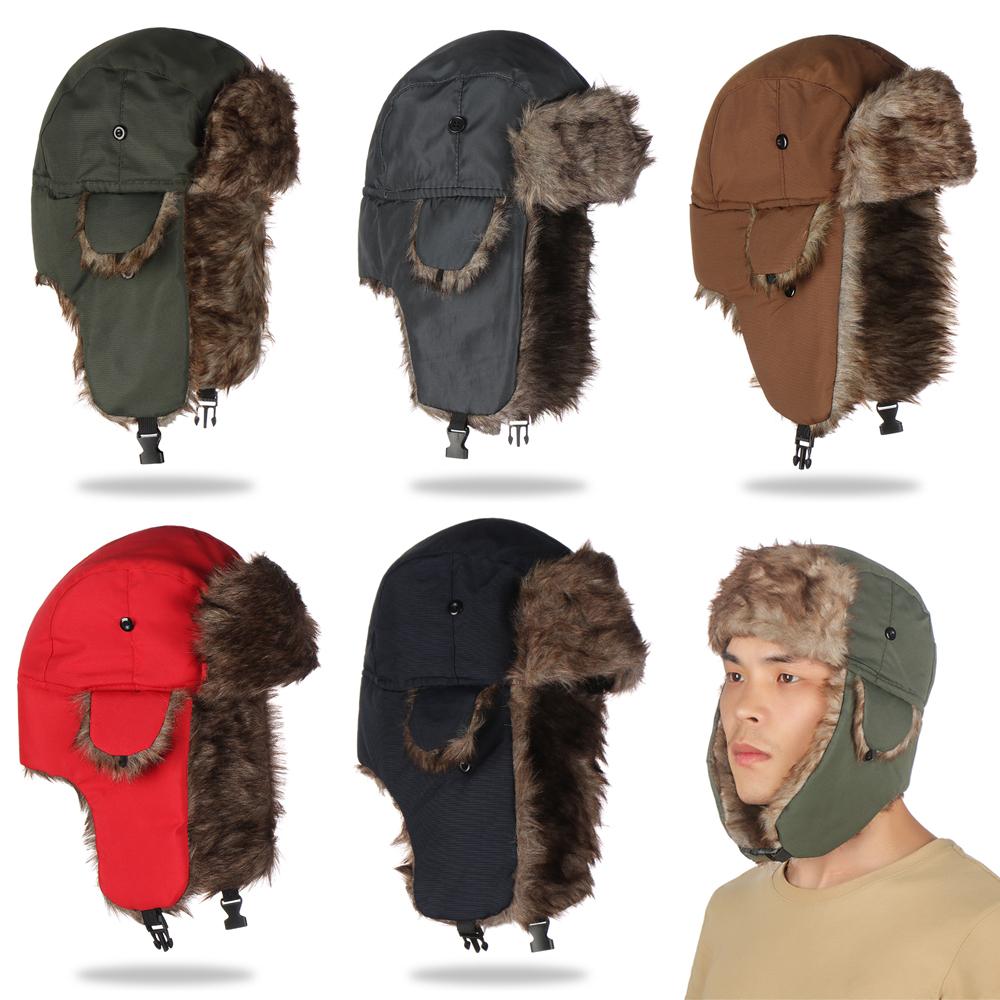 高品質イヤーフラップ付きトラッパーウィンターキャップ、カジュ - Trapper Hat Ear Flap のレビューと価格