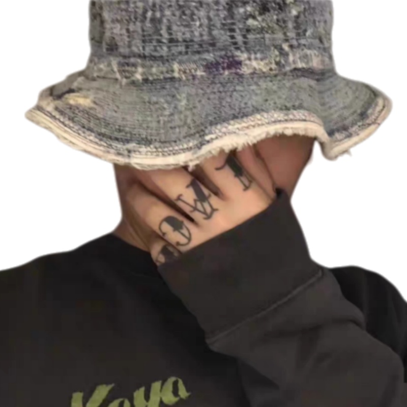 トレンディなレジャー用腐食風フィッシャーマンハット、ウォッシ - Bucket Hat Cotton のレビューと価格