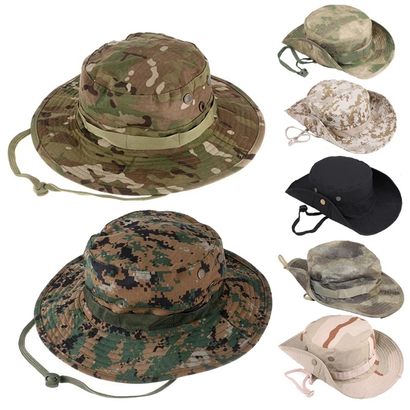 迷彩柄タクティカルブーニーハット キャンプ 登山 バケットハ - Boonie Hat Tactical のレビューと価格
