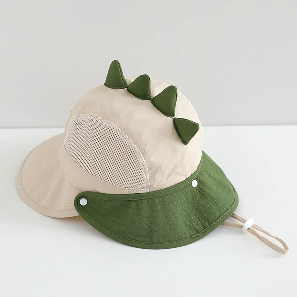 かわいい漫画風ベビービーチハット、クマとウサギの耳付き、通気 - Bucket Hat Cotton のレビューと価格